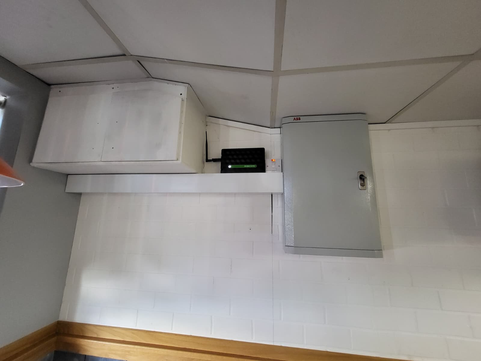 Distribution board and monitoring equipment in a finished plant room, by Elececo Engineering